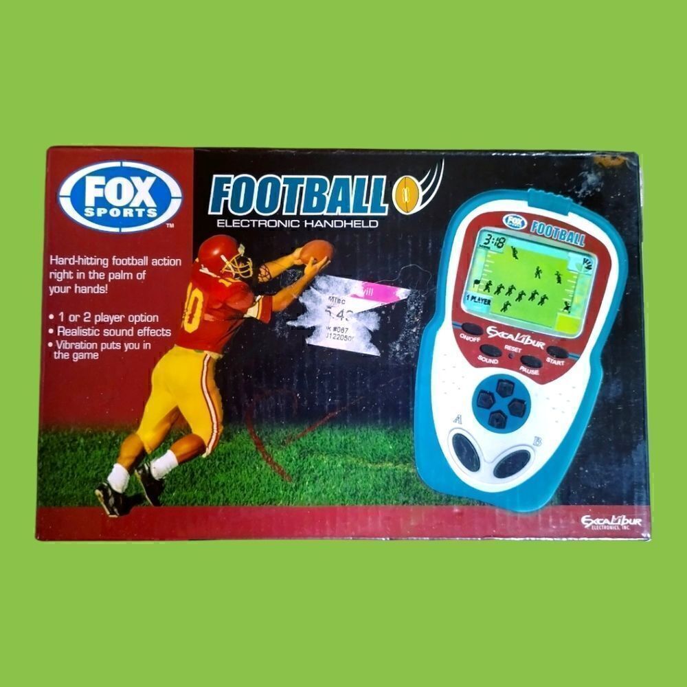 FOX Game Electronic Sports  HANDHELD Football ORIGINAL Box EXCALIBUR FX204 2007